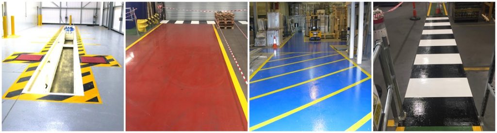 Flooring Demarcation Lining & Symbols