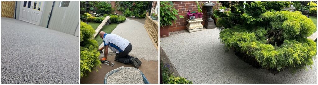 resin bound surface showcasing the smooth textured finish