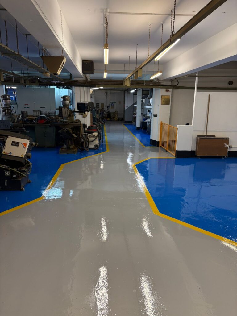 High Build Epoxy Resin Flooring: Zoning and Safety